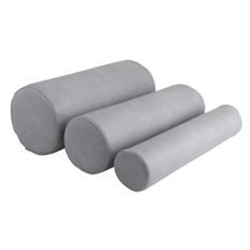 Cylinderkudde med hård kärna – 20x50cm grå