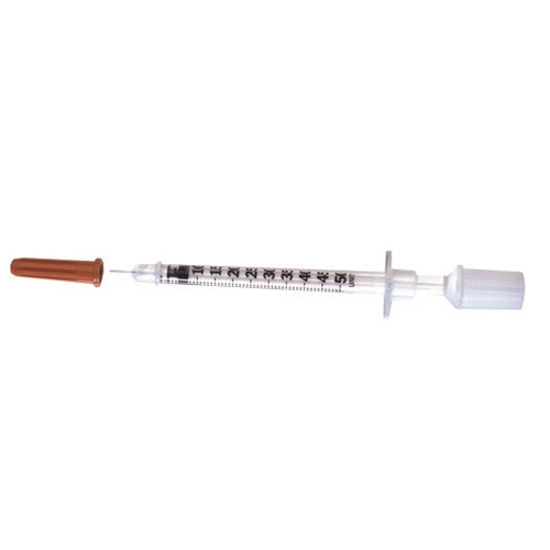 Insulinspruta med fast kanyl BD Micro-Fine+ – 0,5ml 30G (0,30)x8mm – 100 st