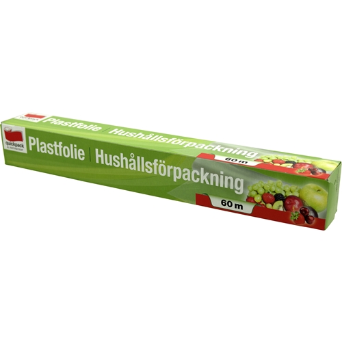 Köksfolie plast PE – 0,29x60m 10my m dispenser