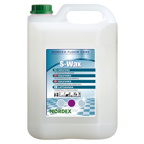 Golvvårdsmedel tvättvax – 5L S-wax