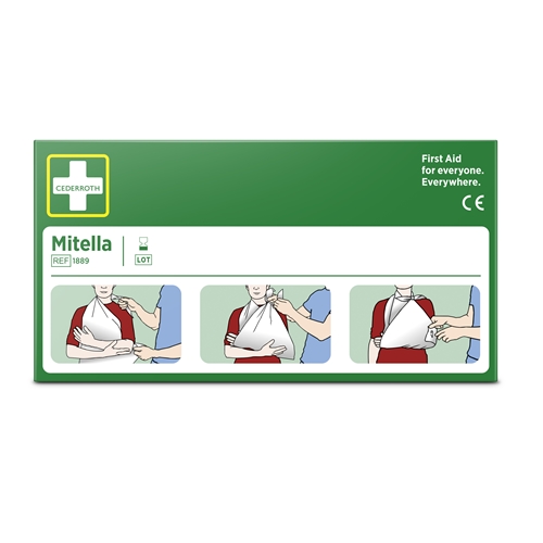 Mitella nonwoven Cederroth – 96x96x136cm 2-pack