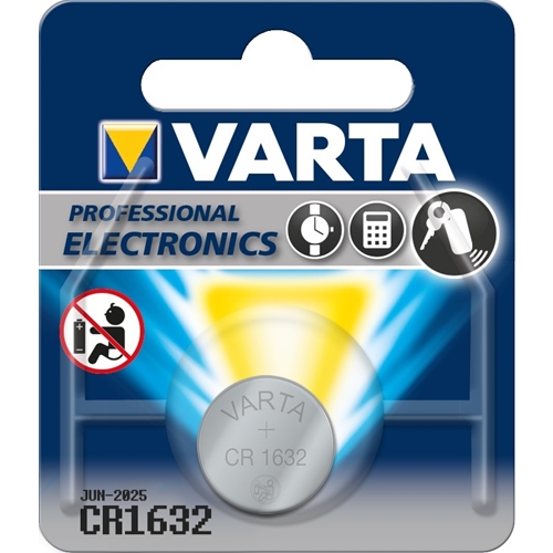 Batteri knappcell Lithium 3 V – CR1632 – 10 st