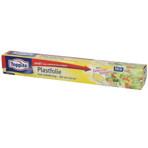 Köksfolie plast PE Toppits – 0,325x50m 9my m dispenser