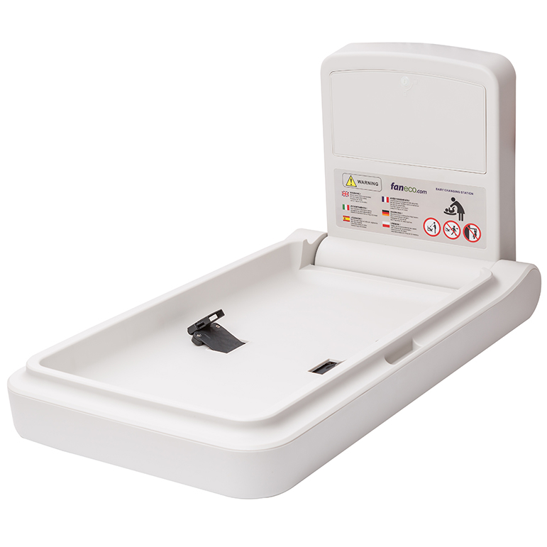 Hopfällbar babystation / skötbord – Vertikal – PANDA