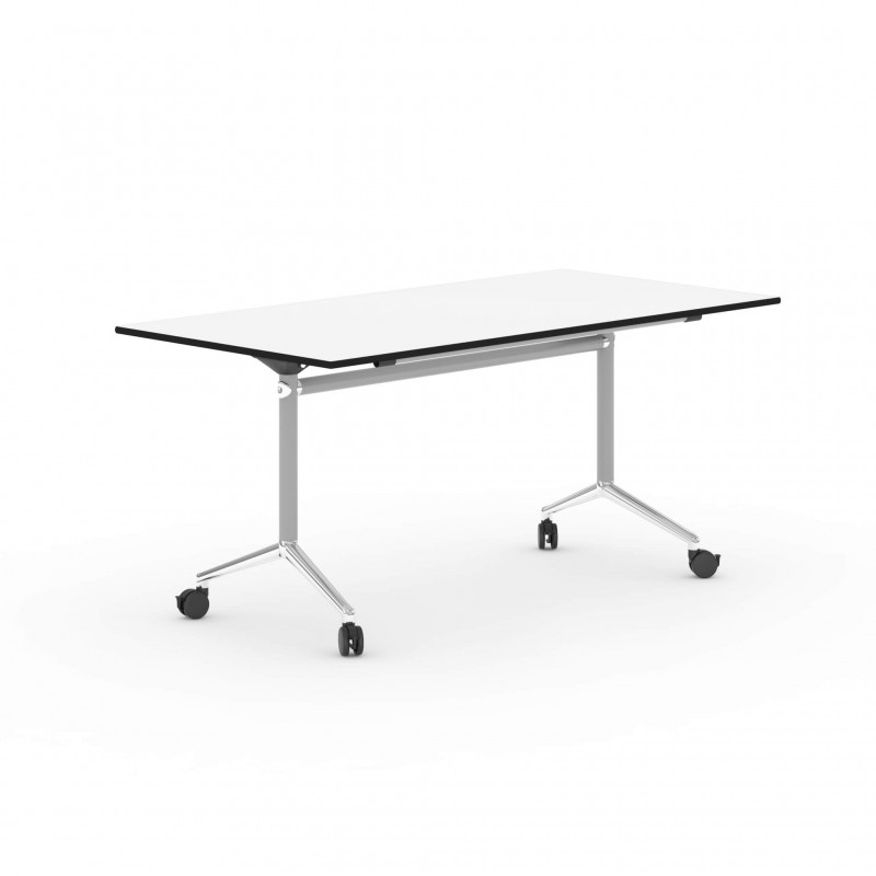 ALUFLOOP 160X80 – Fällbart skrivbord med metallstruktur och bordskiva i MDF