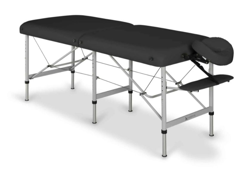Kannettava alumiininen hierontapöytä – Suurin maks. kuormitus: 450 kg – MEDMAL PRO – Svart, 60 cm