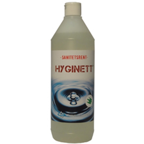 Sanitetsrengöringsmedel Hyginett – 1L pH=2 parf Bra Miljöval