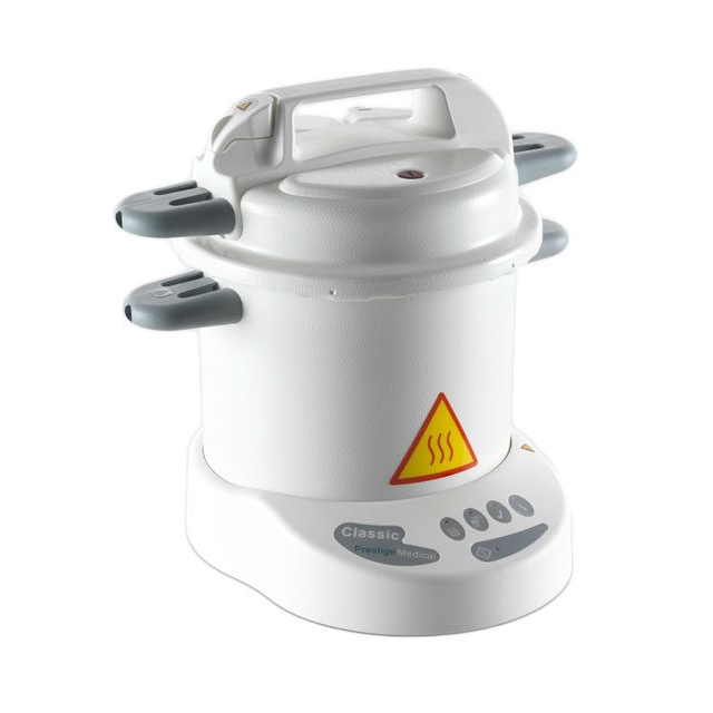 Autoklav – Prestige Classic – 9 L eller 12 L – 126 / 134 °C – 9 liter – 126 °C – Lämplig för fasta instrument Autoklav – Prestige Classic – 9 L eller 12 L – 126 / 134 °C – 9 liter – 126 °C – Lämplig för fasta instrument