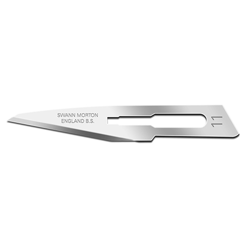 Knivblad op Swann-Morton – nr11 – 100 st