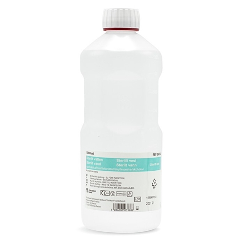 Sterilt vatten Versylene – 1000ml plastflaska – 6 st