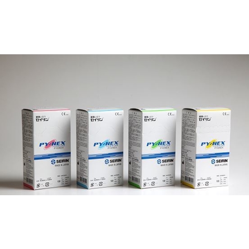 Pressnål Seirin Pyonex – 0,20×1,5 mm, 100/fp – 100 st