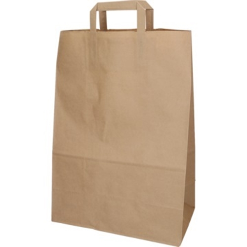 Pappersbärkasse kraft – 30L 320x170x450mm brun – 225 st