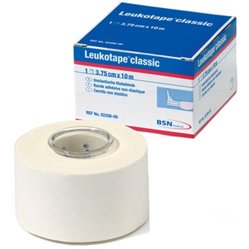 Sporttejp Leukotape Classic – 3,75cmx10m vit latex – 5 st