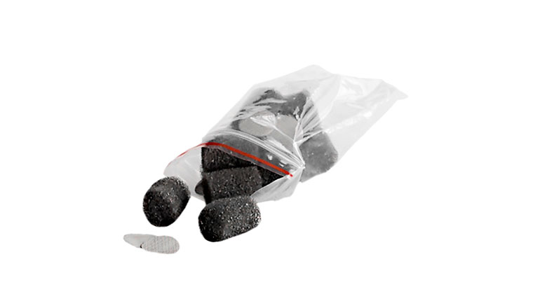 Skum- och metallfilter för mikrodermabrasion