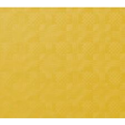 Bordsduk papper Damast – 1,2x8m gul rulle