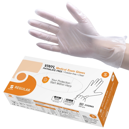 Handske us vinyl Selefa pf – S ftalatfri AQL 1,5 – 100 st