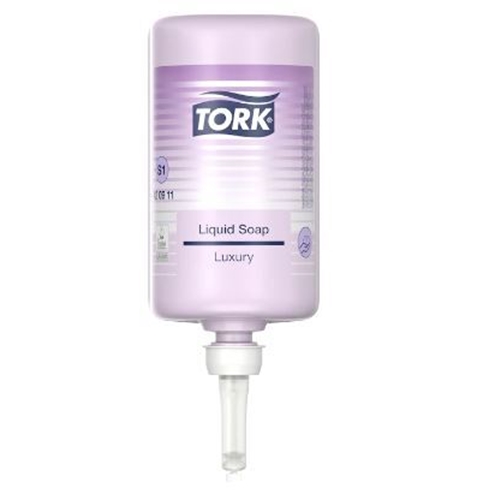 Tvål flyt Tork Premium S1 – 1L exklusiv parfymerad – 6 st
