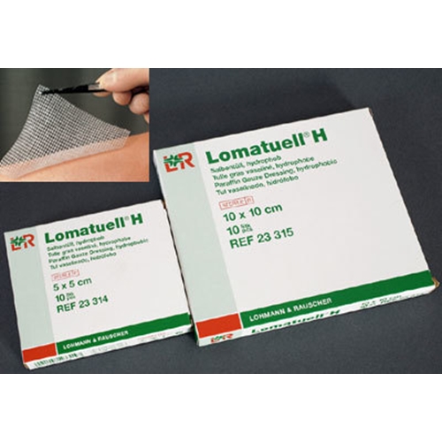 Salvkompress Lomatuell H – 5x5cm – 10 st