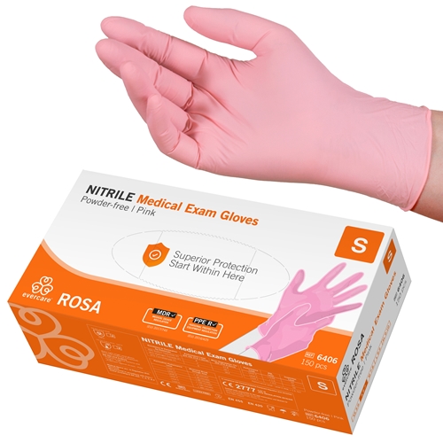 Handske us nitril evercare pf – S ROSA  AQL 1,5 – 150 st