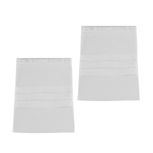 Blixtlåspåse med skrivfält – 150x200mm 50my transp – 100 st