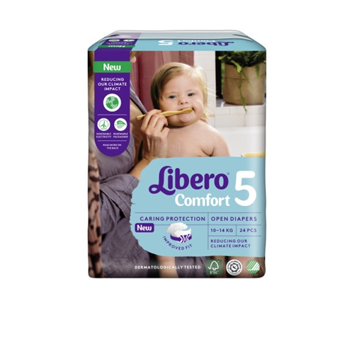 Tejpblöja Libero Comfort – 5 10-14kg – 192 st