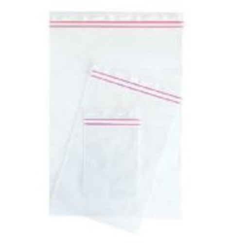 Blixtlåspåse utan skrivfält – 80x120mm 50my transp – 100 st