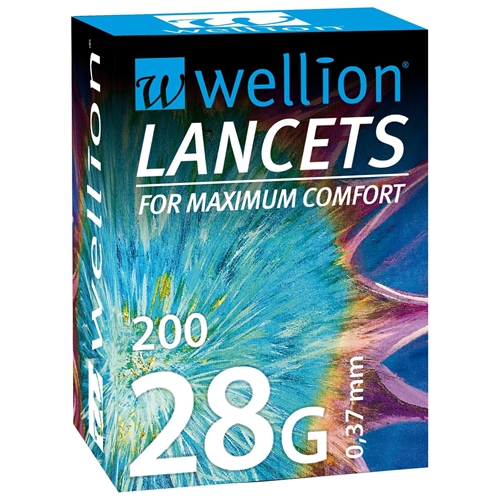 Lansett Wellion – 28G (0,37mm) blå 200-p – 200 st