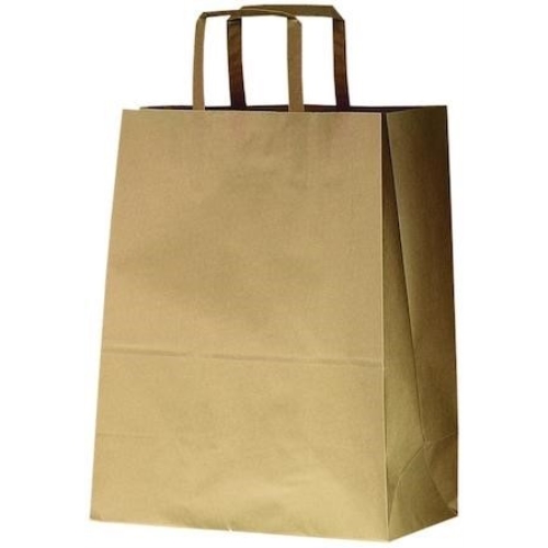 Bärkasse papper brun  – 16L 260x155x340mm brun