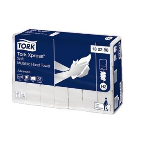 Pappershandduk 2-L multifold – Tork Xpress mjuk 21,3x32cm – 2856 st