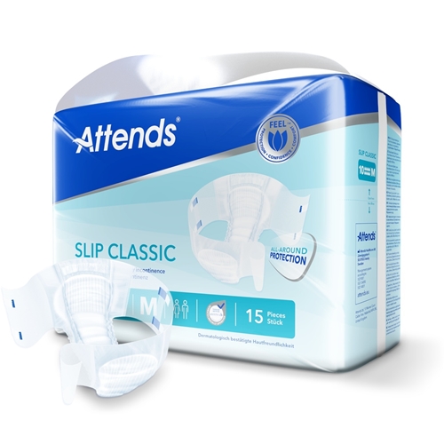 Inkontinensskydd allt-i-ett – Attends Slip Classic 10 M – 60 st
