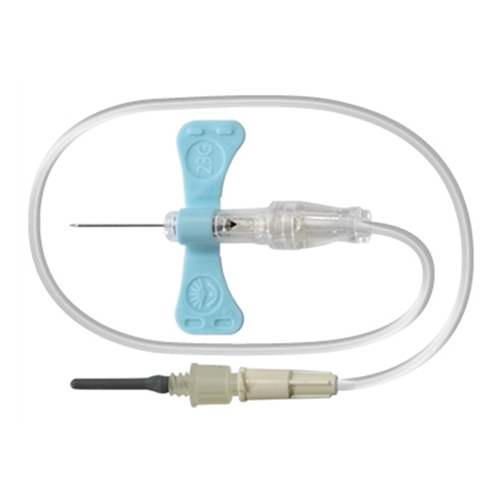 Venprovset BD UltraTouch Push Button – 0,6×19 23G luer 178mm slang – 50 st