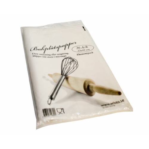 Bakplåtspapper silikon – 33x42cm – 36 st