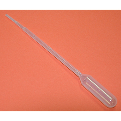 Pipett Pasteur plast  – 3,4ml dr 35-55µL 155mm bulk – 500 st