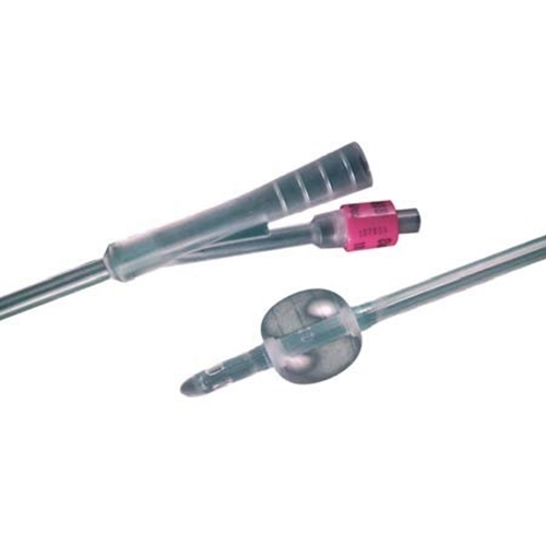 Kateter 2-vägs Bardia med spruta – 10ml ch14 26cm silikon Nel – 5 st
