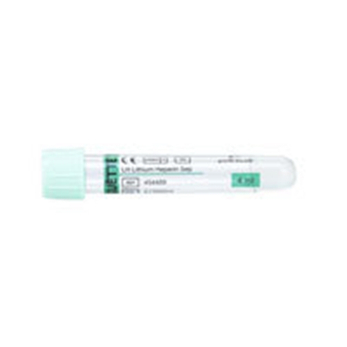 Vakuumrör VACUETTE transparent etikett – 5/4ml Li-Hep gel ljusgrön/gul – 50 st