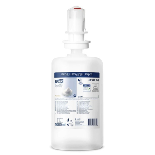 Skumtvål Tork Premium S4 – 1L Extra Mild oparfymerad