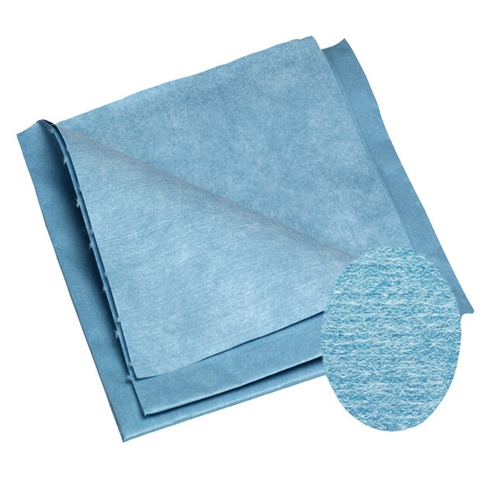 Engångslakan/Underlägg EasiTex – 80x115cm blå utan barriär – 120 st
