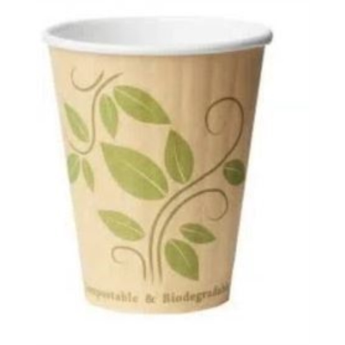 Bägare papper EcoEcho – 24cl dubbelvägg komposterbar