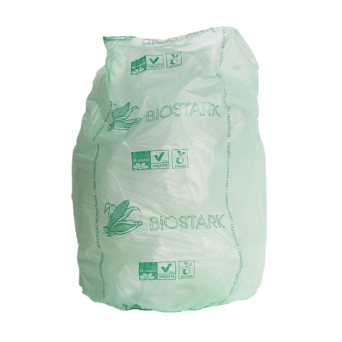 Sopsäck BIOSTARK Star-seal – 80L 820x1050mm 17my grön – 20 st