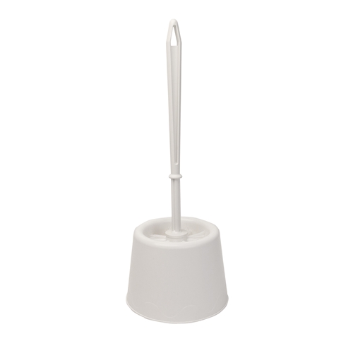 WC-borste med kopp Basic – 37cm vit