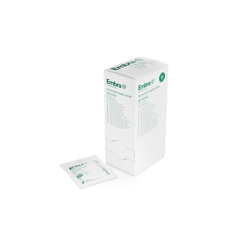 Kompress nonwoven 4L 2p Embra – 5x5cm steril – 140 st