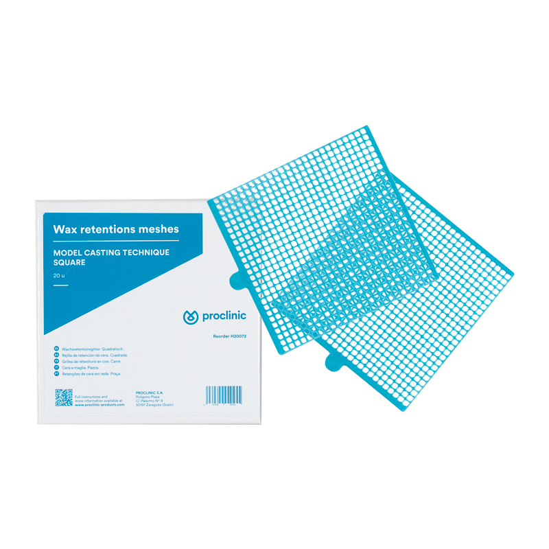 Vaxschablon Retentionsnät, 40 st. – PROCLINIC