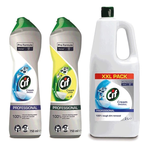 Rengöringsmedel Cif Proffesional Creme Lemon – 0,75L pH=11,0