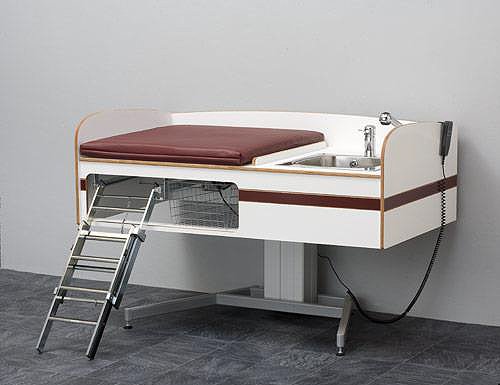 Skötbord – FLEX (dyna ingår) – 5000, tvättho höger