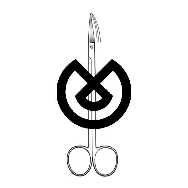 Böjd tandköttssax av karbid, 16 cm – ASA DENTAL