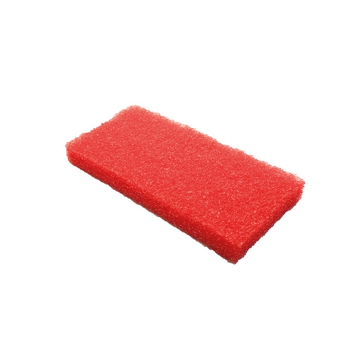 Skurblock Activa – 12x25cm röd 10% slipmedel
