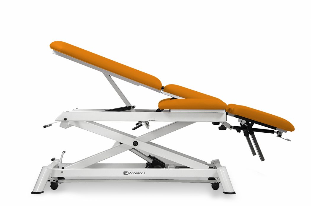 Elektrisk brits för osteopati – 3-delad med hjul – Trendelenburgläge