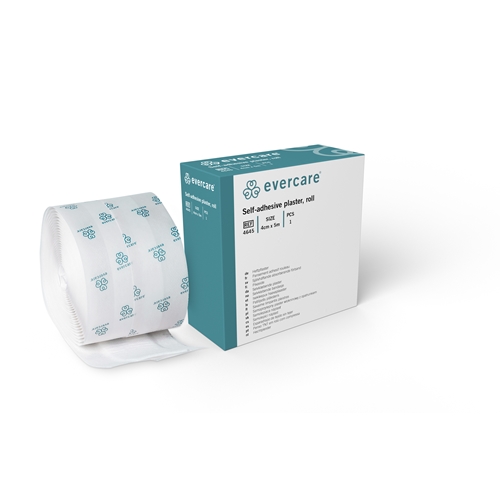 Plåster nonwoven evercare – 4cmx5m rulle vitt