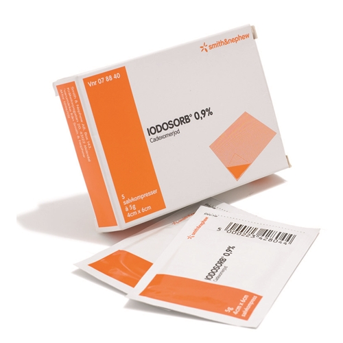 Jodkompress Iodosorb – 6x8cm 10g – 3 st