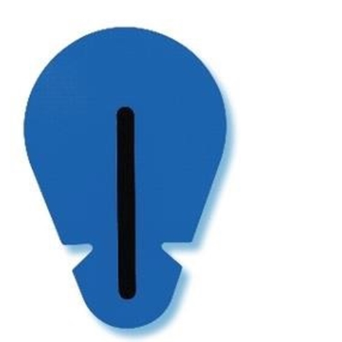 EKG elektrod Ambu BlueSensor våt gel – 33x49mm tab för klämma – 1200 st